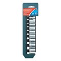 Weller Crescent 3/8 in. drive Metric 12 Point Standard Socket Set 9 pc CSAS5N